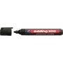 Edding 300-E4 Markerset, 4 stuks, zwart/blauw/groen/rood 4-300-4