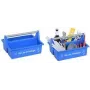 allit McPlus Carry Roi gereedschapskoffer blauw met aluminium handgreep, 2 grote vakken 8500905016