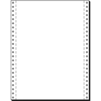 SIGEL eindloos papier, 305 x 240 mm, 70 g/m², 2000 vel, enkele velperforatie, wit 12241