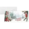 SIGEL DS645 kerstkaart Scandinavian Snow, DIN Lang liggend, 250 g/m² wit karton, inkjet/laser/kopieerapparaat, 1 stuk