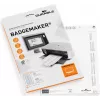 DURABLE BADGEMAKER® inlegvellen 67 x 17 mm, wit, 400 etiketten, A4-vellen, voor inkjet- & laserprinters 146102