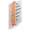 DURABLE CRYSTAL SIGN A4 staand deurbordset, transparant acryl, schroefmontage 482519