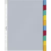 DURABLE A4 insteekhoezen-register, 10-delig, kleurgesorteerde tabbladen, polypropyleen 663219