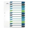 DURABLE 679627 A4+ polypropyleen blanco register, meerkleurig, staand, 0,27 mm, 11-gaats universele perforatie