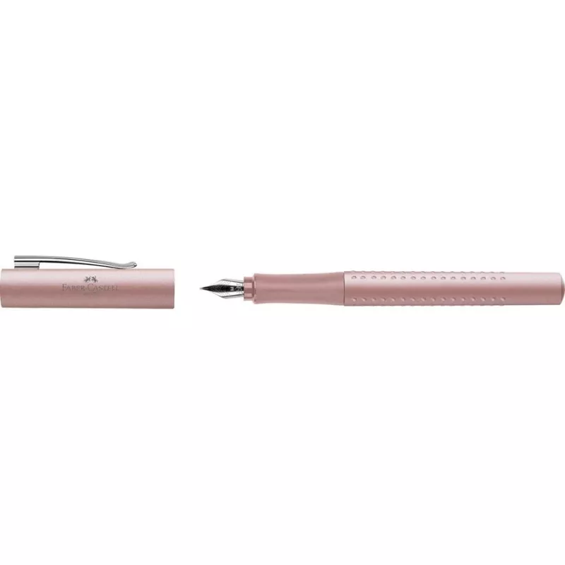 Faber-Castell GRIP 2011 vulpen, roze, middelste pen 140808