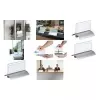 DURABLE PRESENTER DE LUXE tafelnaamhouder A4 liggend 105x297 mm transparant 820319