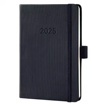 SIGEL Conceptum 2025 zakagenda A6 zwart (C2513)