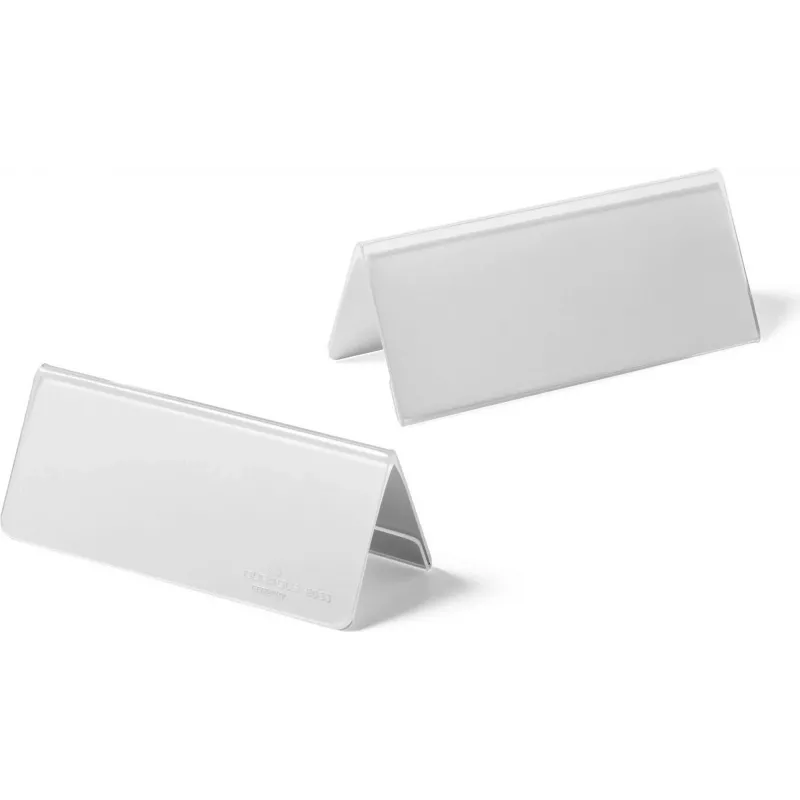DURABLE tafelnaamhouder insteekbord acryl 61/122x150 mm, 10 stuks 803319