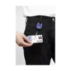 DURABLE Jojo STYLE Badgehouder met veerhaak 832703, rood