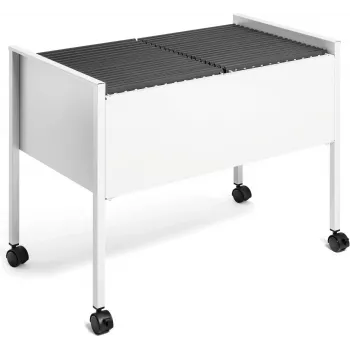 DURABLE hangmapwagen ECONOMY DUO 100 A4, lichtgrijs 308210