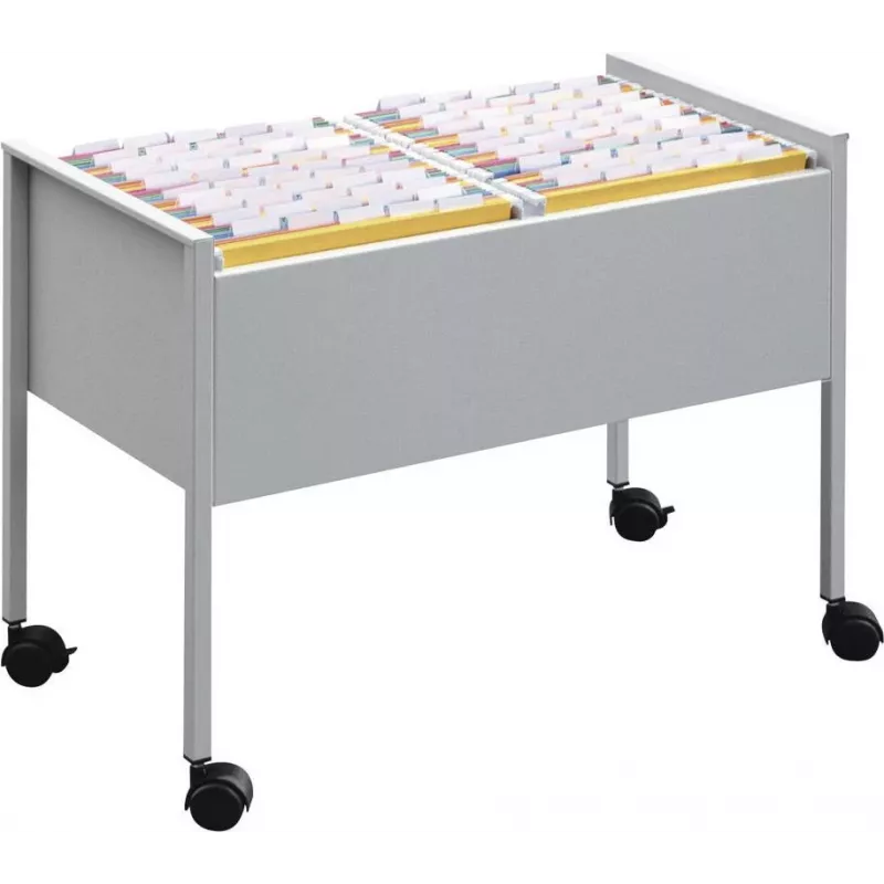 DURABLE hangmapwagen ECONOMY DUO 100 A4, lichtgrijs 308210