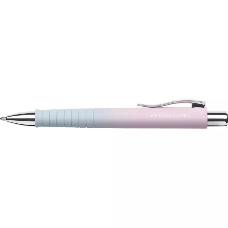 Faber-Castell Poly Ball Urban balpen, Blushing Sky, blauwe inkt, 0,6 mm XB, antislip greepzone 241131