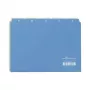 DURABLE A5 register 5-delig A-Z reliëf polypropyleen transparant 365006