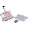 DURABLE ID-kaarthouder met draaiclip, transparant, voor 1 kaart, 25 stuks 811819