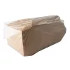 Papstar 87612 wegwerplunchbox, karton met PLA-coating, bruin, 750 ml, rond, 25 stuks