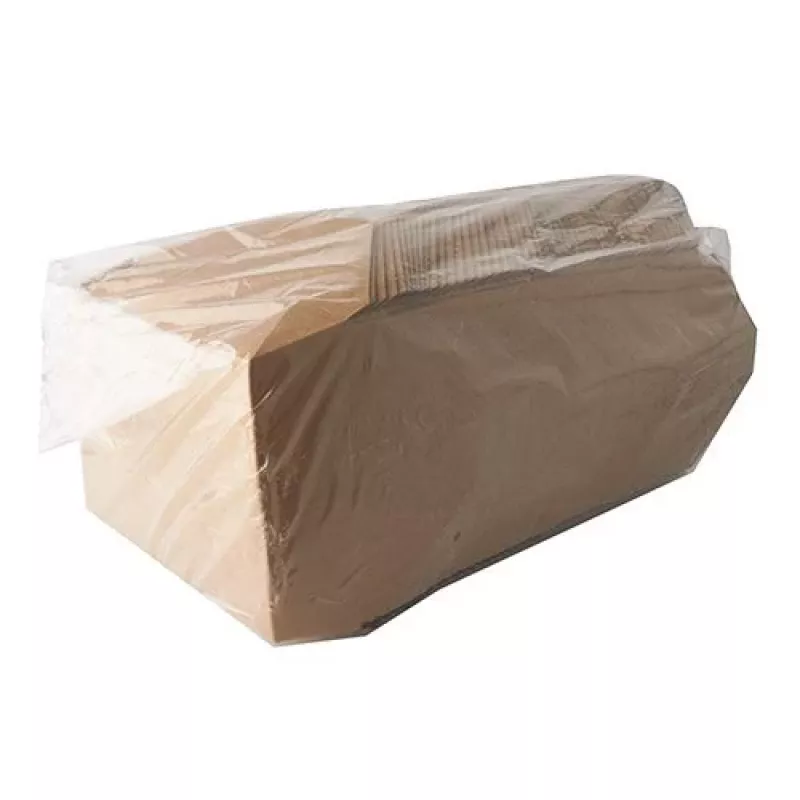Papstar 87612 wegwerplunchbox, karton met PLA-coating, bruin, 750 ml, rond, 25 stuks