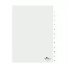 DURABLE A4 register 1-12 met voorblad, 80/80/80 mm perforatie 681019