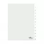 DURABLE A4 register 1-12 met voorblad, 80/80/80 mm perforatie 681019