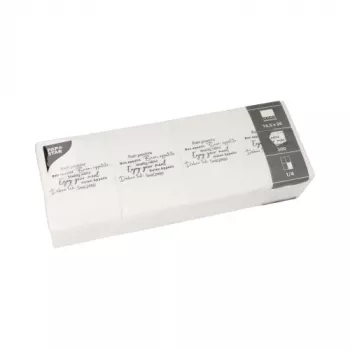PAPSTAR DAILY Collection snackservetten, wit tissue, 1/4 vouw, 250 per verpakking 37406