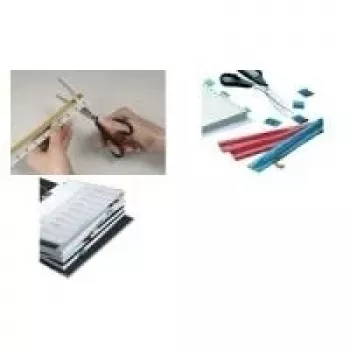 DURABLE TABFIX® zelfklevende indexregisters 200x10 mm, transparant, 5 stuks 840219