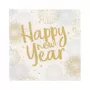 PAPSTAR Happy New Year servetten 330 x 330 mm, 3-laags, 1/4 vouw, 20-pack 89772