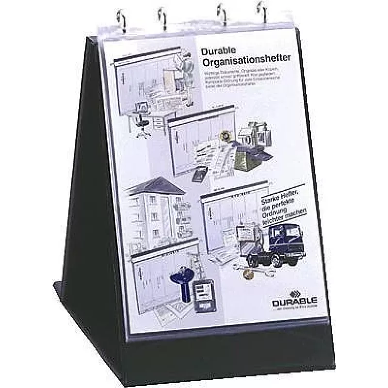 DURABLE flipchart hoezen A3 liggend, 10-pack, transparant antireflectie 857719