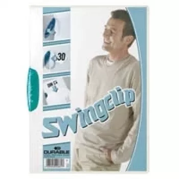 DURABLE SWINGCLIP 30 A4 klemhefter transparant (25-pack) 226014