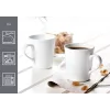 Ritzenhoff & Breker VIO koffiekopjes 300 ml wit porselein 6-delige set 423501