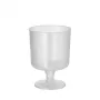 PAPSTAR herbruikbaar rood wijnglas PP, 0,2 L, doorschijnend, 10-pack, polypropyleen, diameter: 72 mm, hoogte: 100 mm - 1 stuk (89728)