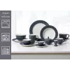 Ritzenhoff & Breker Doppio antraciet soepborden 220 mm porselein, 6-delige set 430219