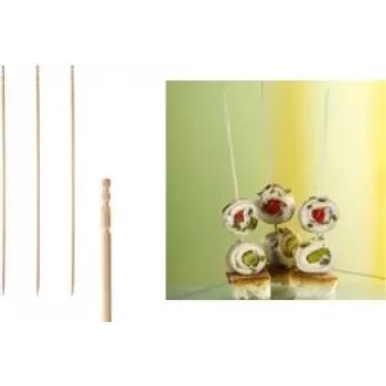 PAPSTAR fingerfood prikkers 90 mm bamboe 500 stuks (81097)