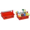 allit McPlus Carry Putzteufel rode draagmand met aluminiumgreep, 2 grote vakken 8500903012