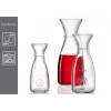 Ritzenhoff & Breker Bordeaux glaskaraffel 1L, kalk-natronglas, vaatwasmachinebestendig, vulstreep - 6-pack 818963