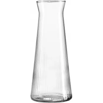 Ritzenhoff & Breker LARA glaskaraffel 1,0L, geribbeld helder glas, vaatwasmachinebestendig 820881