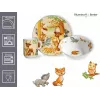 Ritzenhoff & Breker kinderservies-set bosdieren, 3-delig (422412)