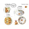 Ritzenhoff & Breker kinderservies-set bosdieren, 3-delig (422412)