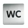 DURABLE PICTO WC pictogram-schild 150x150 mm zelfklevend acryl 495723