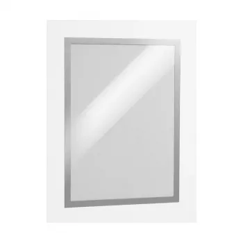 DURABLE DURAFRAME A3 zelfklevend informatieframe, zilver, 2-pack 487323