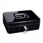 WEDO 145 221H stalen geldkist met cilinderslot, zwart gepoedercoat