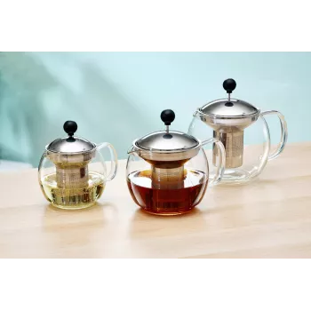 Ritzenhoff & Breker ENJOY glazen theepot 700 ml met RVS-zeef 820782