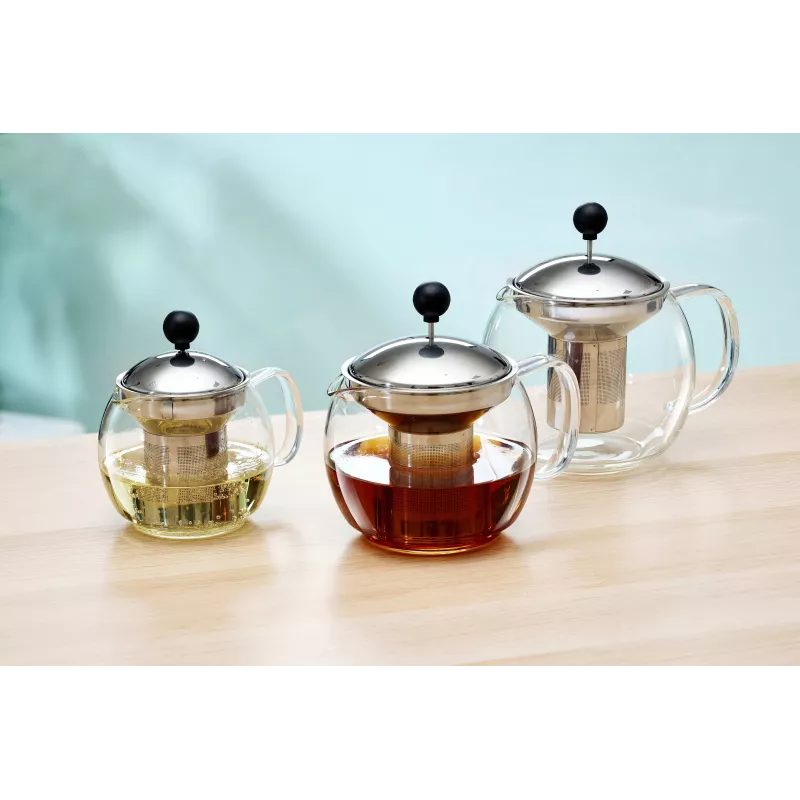 Ritzenhoff & Breker ENJOY glazen theepot 700 ml met RVS-zeef 820782