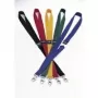 DURABLE Textiel lanyard 20 met karabijnhaak, geel, verpakking van 10 (813704)