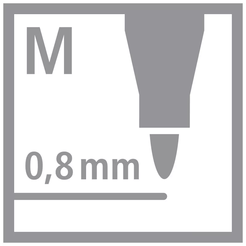 STABILO fineliner dr!ver, medium, groen, uitwisbare en geurloze inkt op waterbasis, 1 stuk (1089/36)