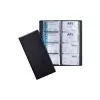 DURABLE VISIFIX® 192 visitekaartalbum in lederlook, zwart, 192 kaarten 240201