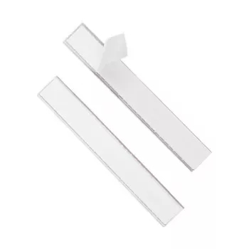 DURABLE LABELFIX® zelfklevende etikettenhouder 200x20 mm, transparant, 10 stuks 802019