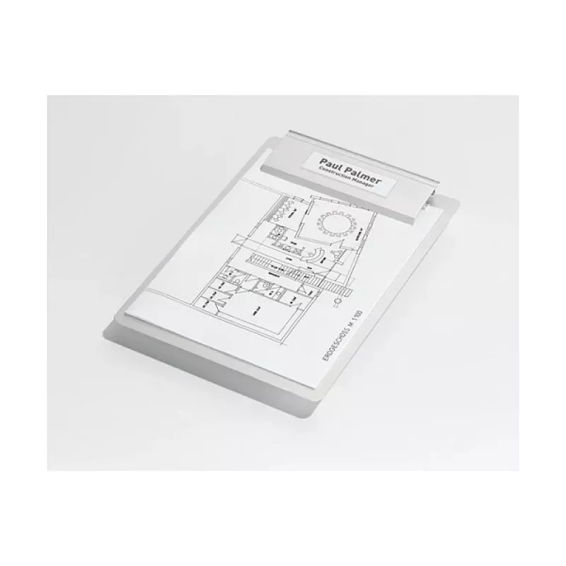 DURABLE POCKETFIX zelfklevende hoes 100x30 mm, transparant, 10/ pack 807319
