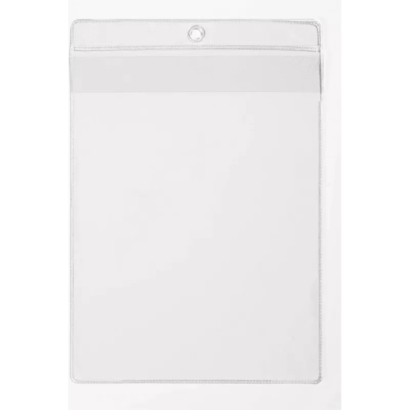 DURABLE etiketbeschermhoes met ophanggat, A5, zelfklevend, transparant, 100 stuks 229819