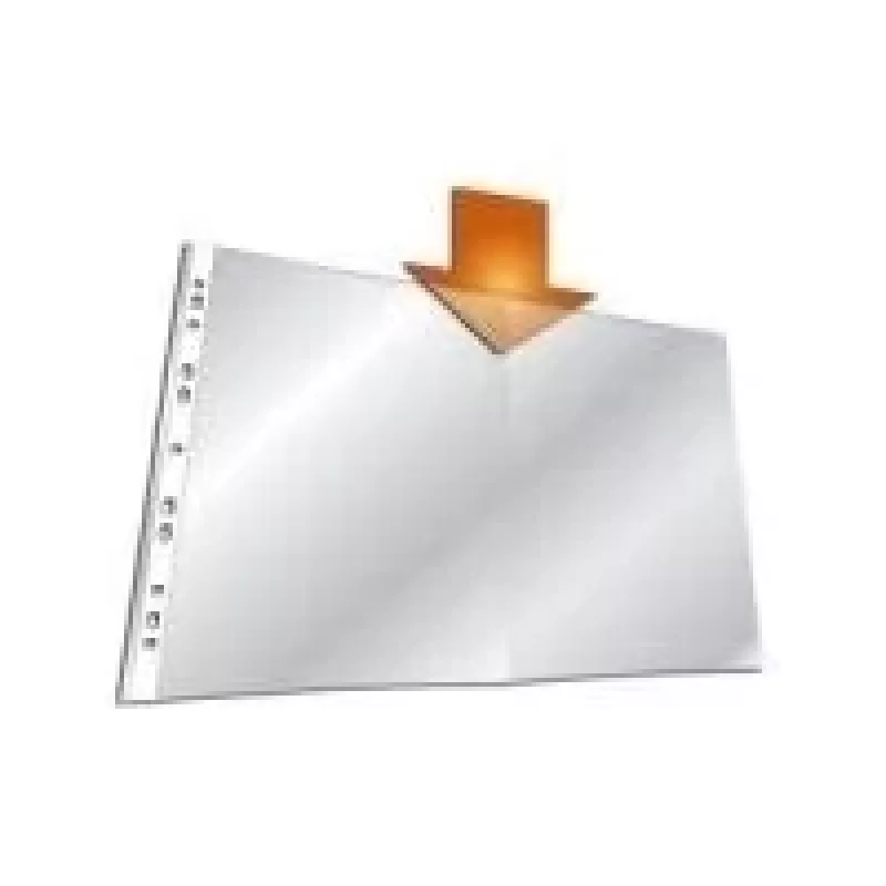 DURABLE BUSINESS A3 kopieerveilige documenthoezen, polypropyleen, opening boven, universele perforatie, 50-pack, kristalhelder 267019