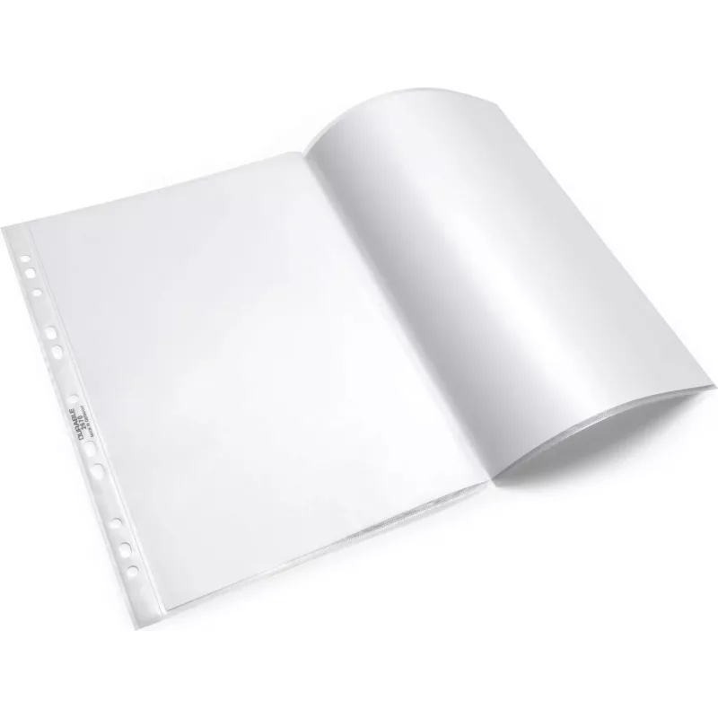 DURABLE BUSINESS A3 kopieerveilige documenthoezen, polypropyleen, opening boven, universele perforatie, 50-pack, kristalhelder 267019