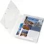 HERLITZ documentenbox DIN A4, polypropyleen, transparant, 40 mm rug, 250 x 40 x 330 mm 1948678